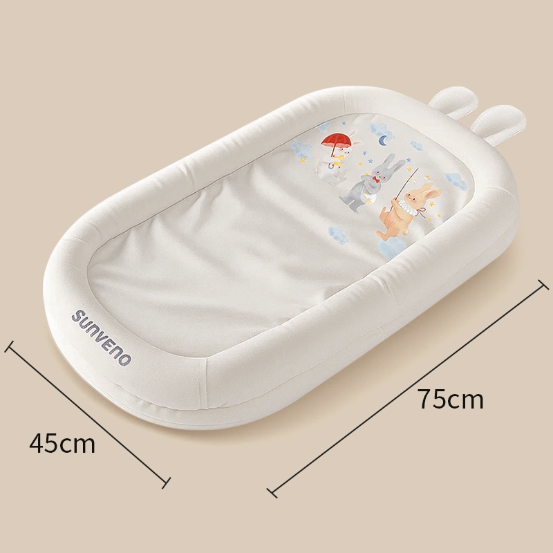 Sunveno มัลติฟังก์ชั่น Breathable แบบพกพา Baby Nest เด็กทารกเก้าอี้นอนทารกแรกเกิดเปล - รูปที่ 5