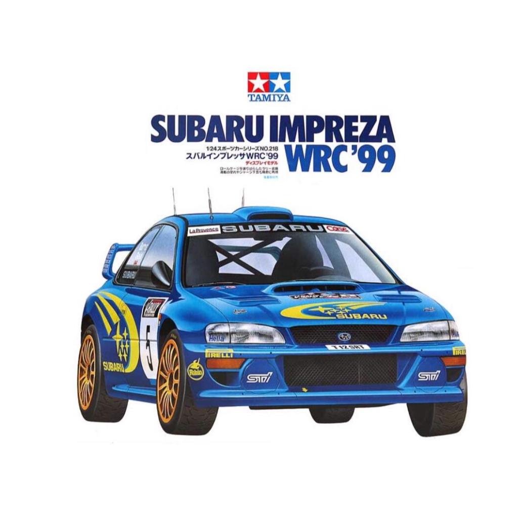 Tamiya 24218 1/24 Model Rally Car Kit Subaru Impreza WRC 99 GC8 Burns/Knkkunen