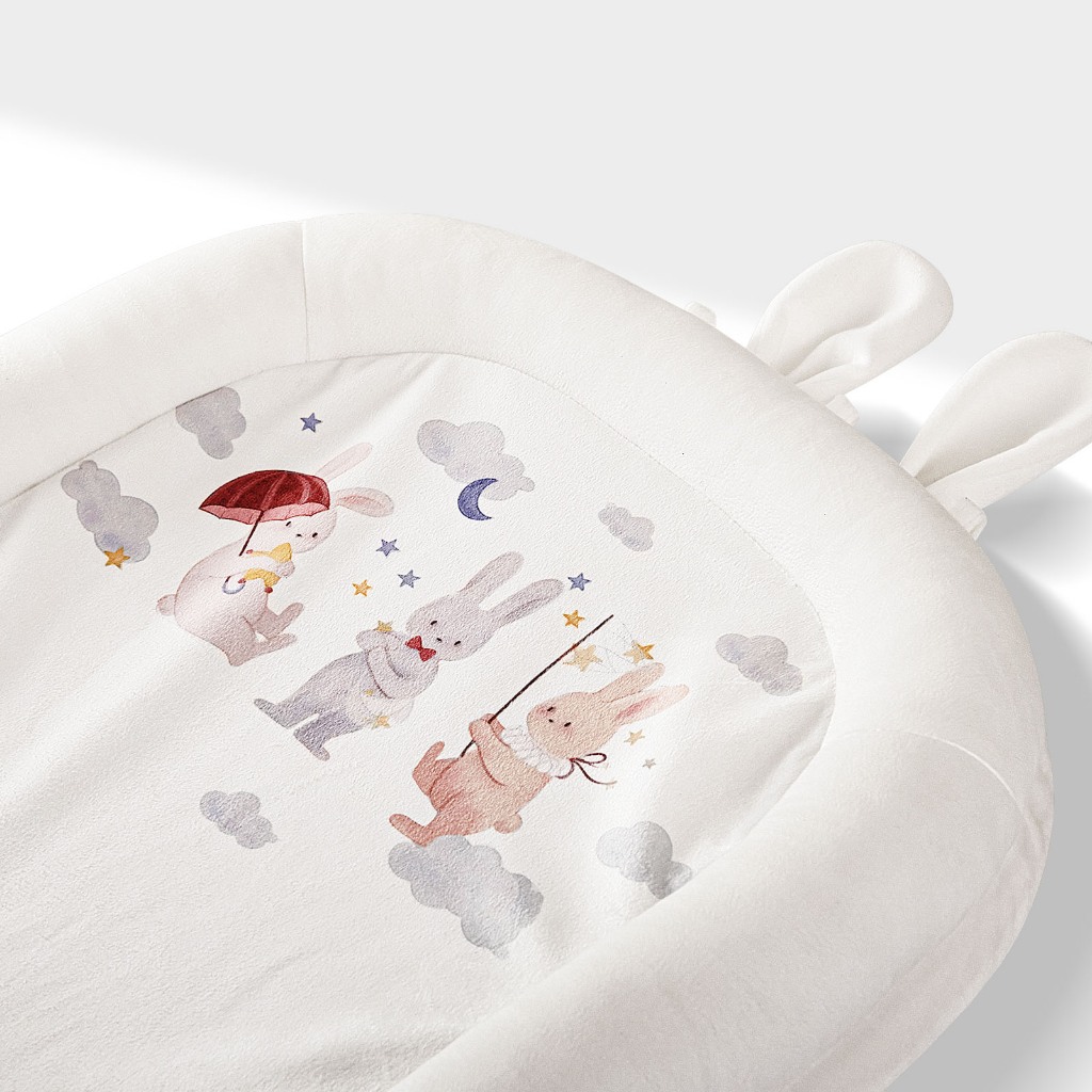 Sunveno มัลติฟังก์ชั่น Breathable แบบพกพา Baby Nest เด็กทารกเก้าอี้นอนทารกแรกเกิดเปล - รูปที่ 3