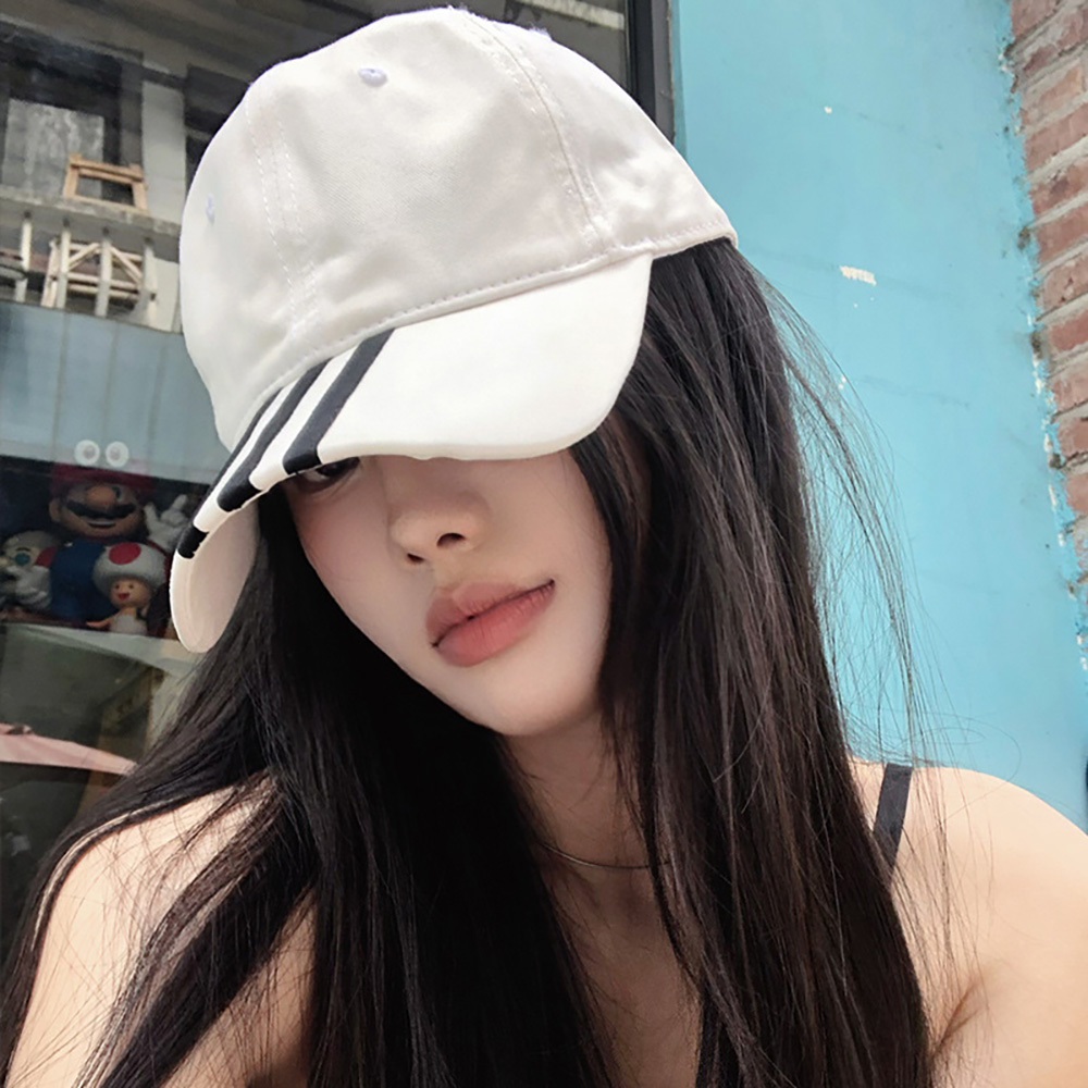 หมวกสไตล์เบสบอลลายทางสำหรับทุกเพศ สวมใส่ง่ายตลอดทุกฤดูกาล