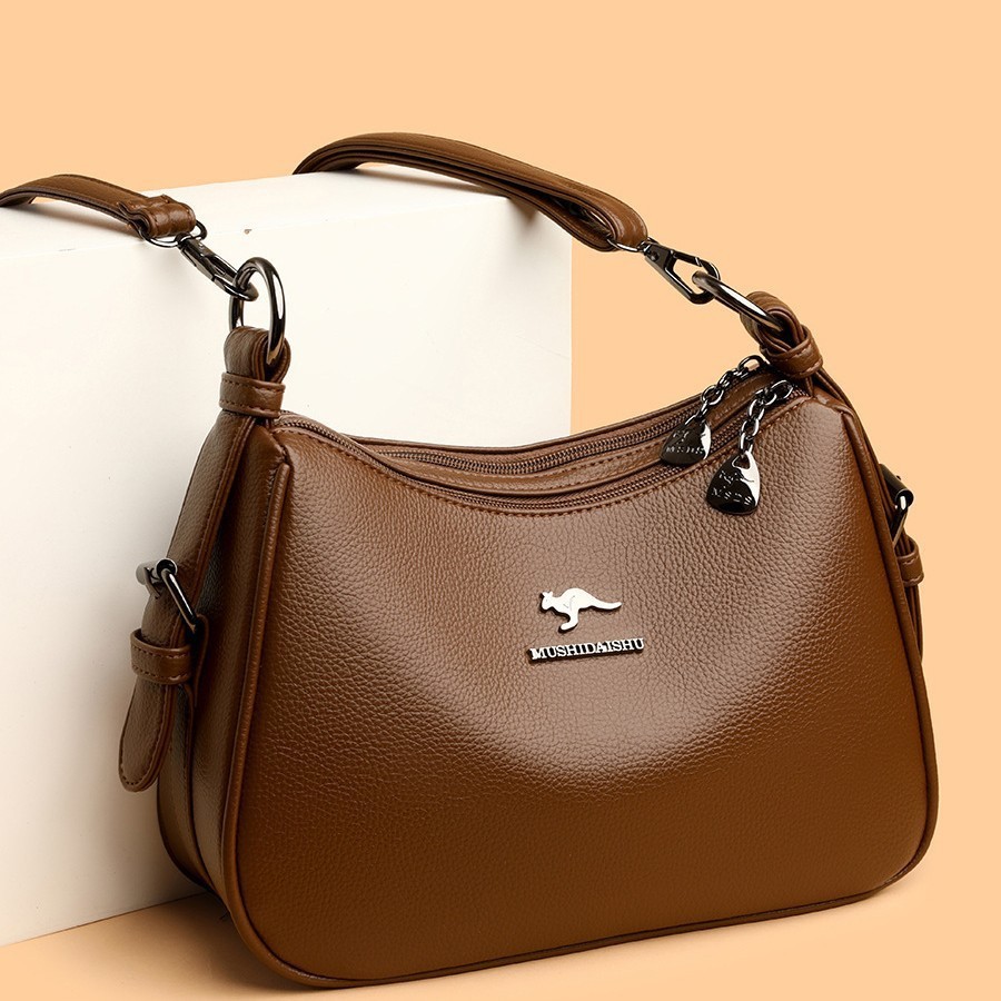 กระเป๋าสะพายไหล่ใหม่ หนัง PU พรีเมียม สำหรับผู้ที่เป็นมังสวิรัติ