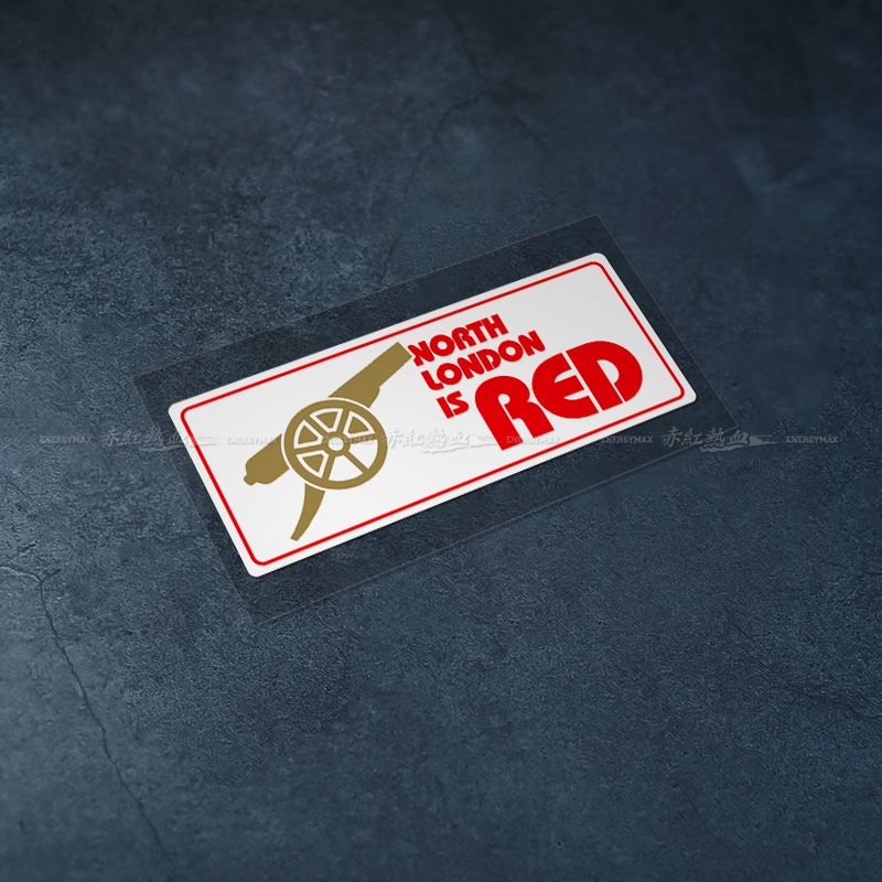 อาร์เซนอลพรีเมียร์ลีกมือรถยนต์สติ๊กเกอร์สะท้อนแสงสติ๊กเกอร์แก้วกันน้ํา - รูปที่ 4