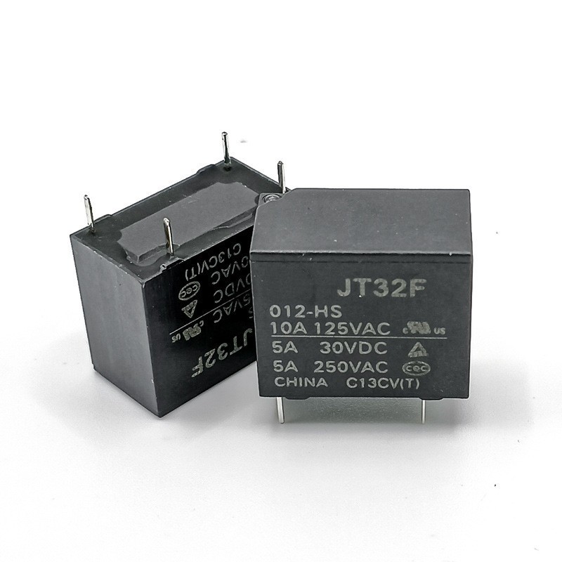 รีเลย์ JT32F 012-HS 024-HS 12V 24V 4 Pin 5A หนึ่งชุดปกติเปิดรีเลย์