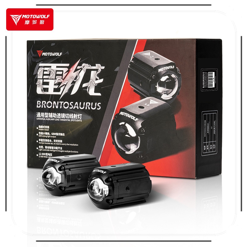 MOTOWOLF L2 สปอตไลท์ปกปิดการติดตั้งการควบคุมแสงอัจฉริยะขนาดกะทัดรัดและละเอียดอ่อน 12V ~ 90V