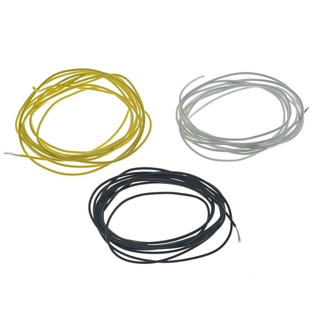 KAISH 19.5ft 22awg PVC เคลือบกีตาร์ไฟฟ้า Hookup Wire 22 Gauge กีตาร์สายไฟสายไฟสายไฟ