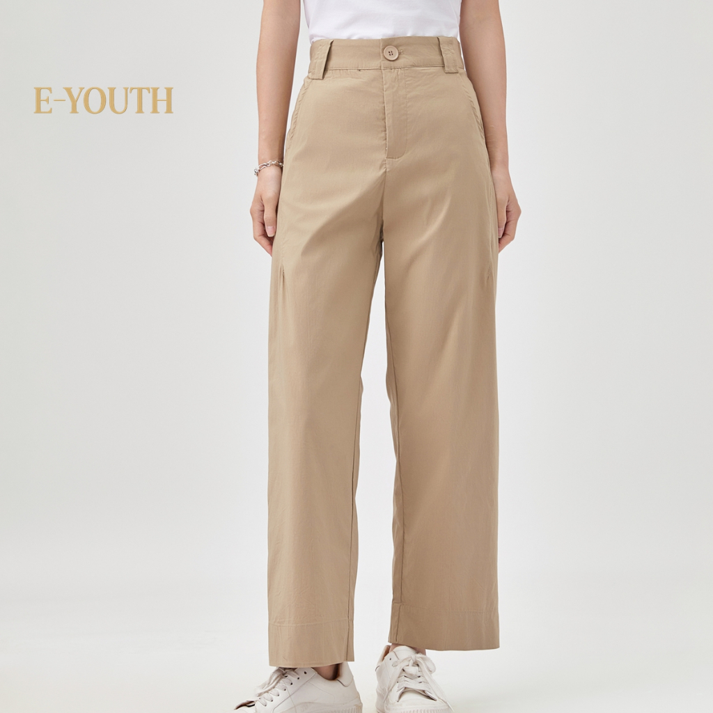Eyouth 10170 Urban Relax Wide Pants สําหรับผู้หญิง