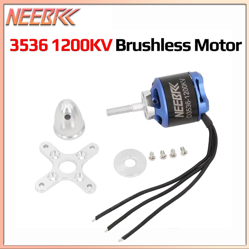 ขายร้อน NEEBRC 3536 1200KV RC FPV มอเตอร์ไร้แปรง 2-4S สําหรับเครื่องบินปีกคงที่ Skysurfer เครื่องร่อ