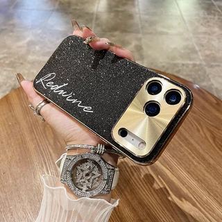 ใหม่ไฟฟ้าเงาชื่อออกแบบเคสโทรศัพท์สําหรับเคสไอโฟน17 pro max 15 16 pro max 12 13 11 14 promax