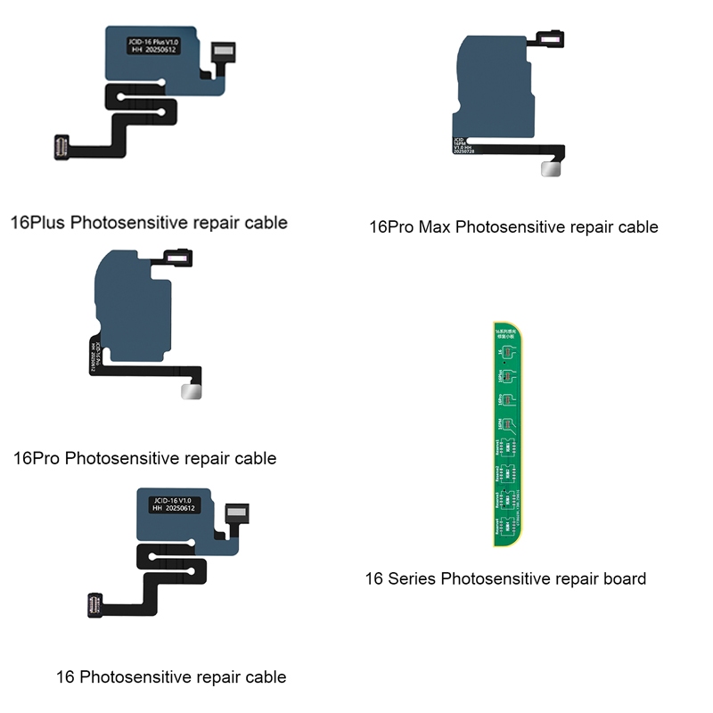 JCID Photosensitive Repair Cable สําหรับโทรศัพท์ 16 Series FPC Test Cable เครื่องมือซ่อมโทรศัพท์