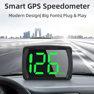 Universal Car Hud GPS Speedometer Head Up Display สําหรับรถยนต์พร้อมปลั๊ก USB ความเร็วและเล่น