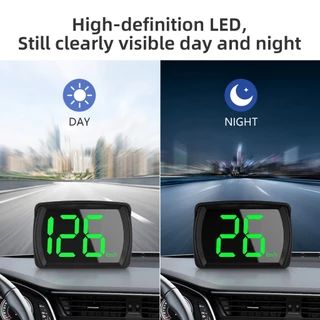 Universal Car Hud GPS Speedometer Head Up Display สําหรับรถยนต์พร้อมปลั๊ก USB ความเร็วและเล่น