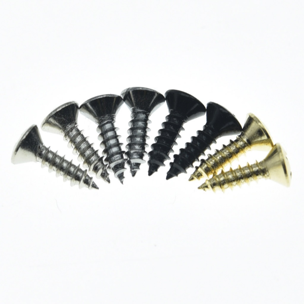 KAISH 30 ชิ้นสแตนเลส #3 X 3/8" สกรู Pickguard สําหรับ USA Gibson Les Paul/SG