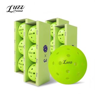 Luzz Pickleball – 40-Hole Rotomolded Design, Wear-Resistant, Anti-Aging, Superior Rebound