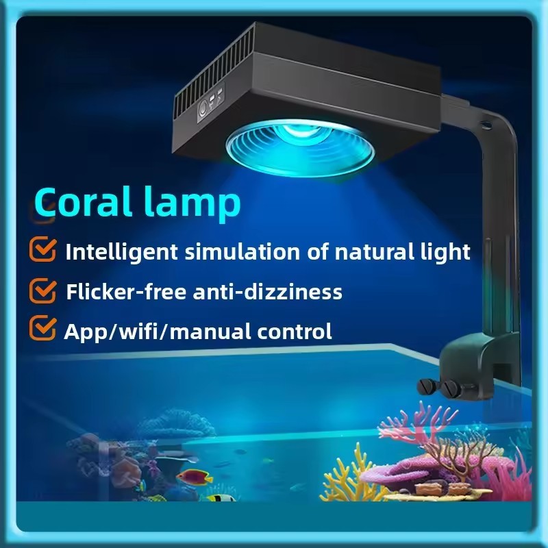 Jebao jecod ตู้ปลาโคมไฟน้ําทะเลปะการัง MSQ MRL โคมไฟ Coral 50W 75W 95W 115W เต็มสเปกตรัม LED โคมไฟ WIFI ระยะไกล