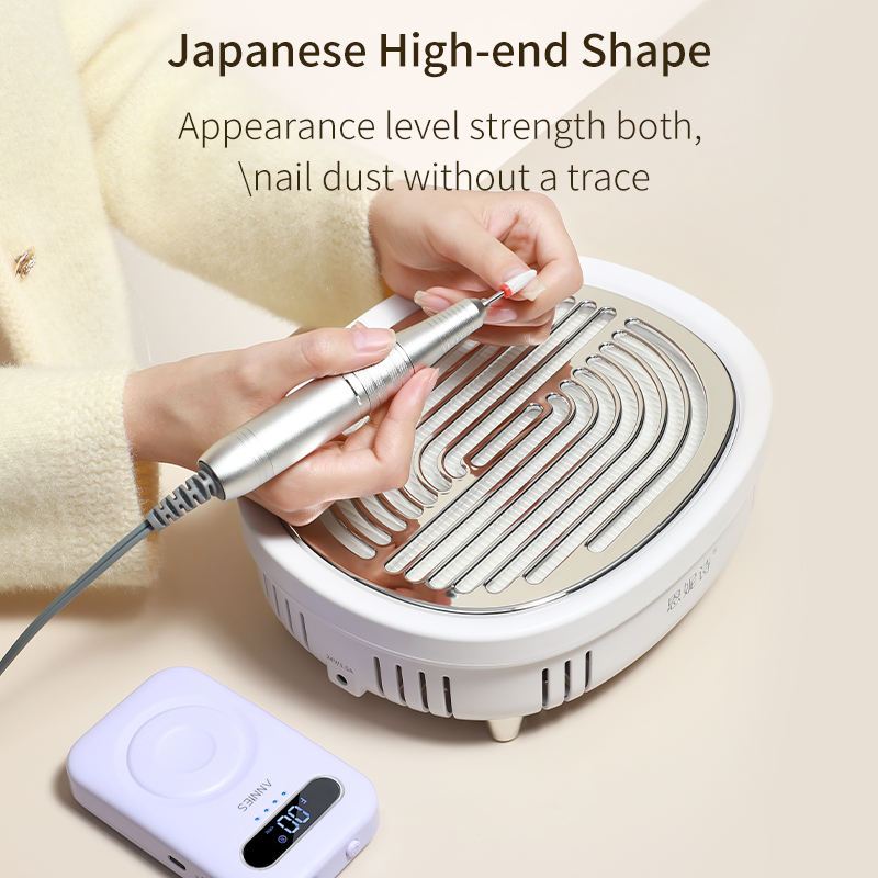 ANNIES  กําจัดฝุ่นขัดดูดสูงไม่มีวิ่งตัวกรองสีเทาเครื่องดูดฝุ่นกําลังสูงร้านเล็บเครื่องมือทุ่มเท