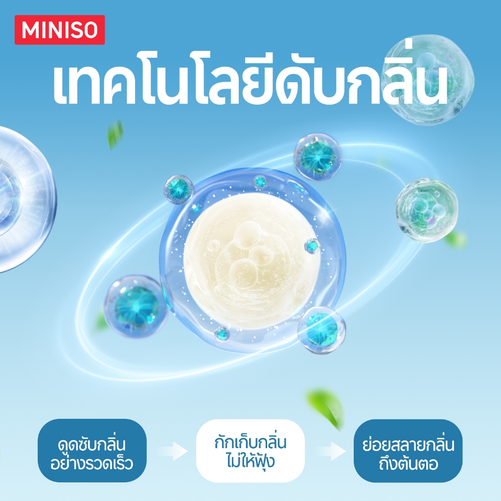 Miniso 8 แพ็ก 10 กก/24 ล ทรายแมอมันสำปะหลัง เป็นธรรมชาติล้วนๆ ดูดซับกลิ่นได้ประสิทธิภาพสูง - รูปที่ 3