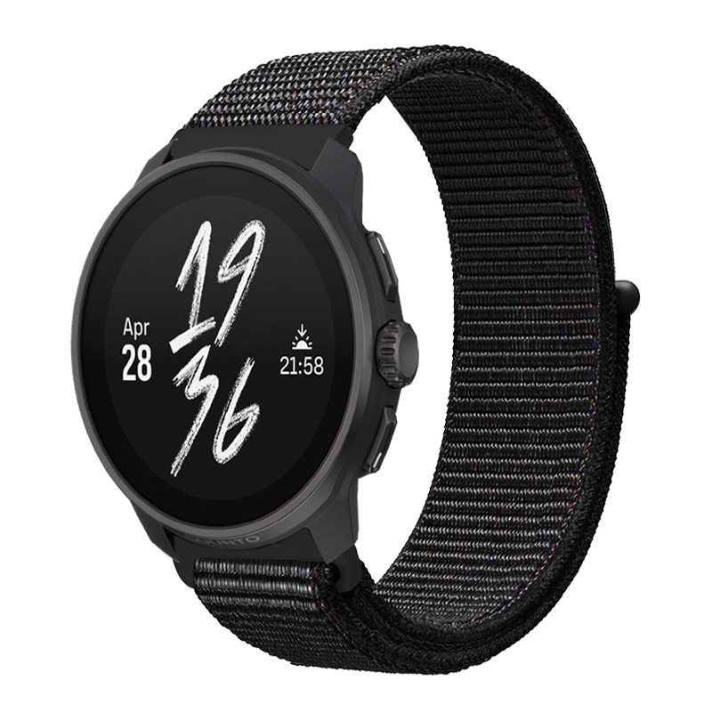 เหมาะสําหรับ SUUNTO NAUTIC S/RACE/RACE 2/RACE S表带松 ROOM VERTICAL 2 SOLAR 魔尼龙帆布带9 Peak Pro 针扣OCEAN สํ