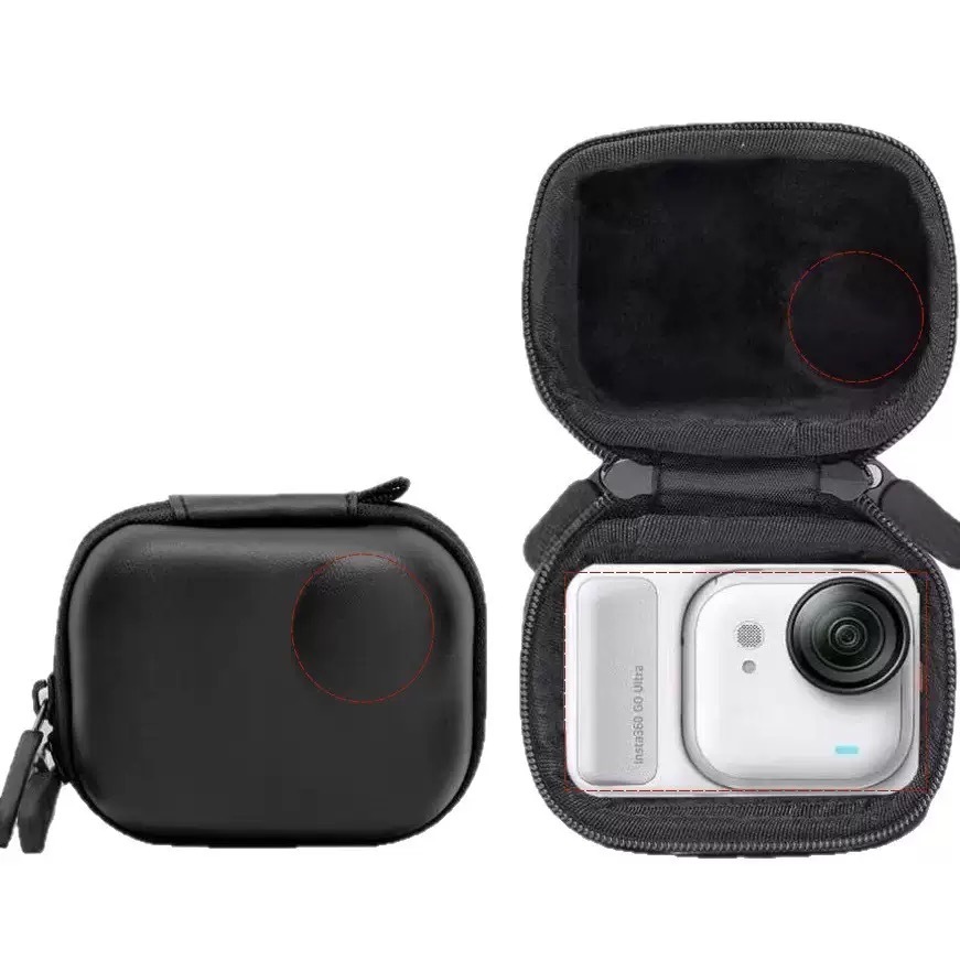 สําหรับ Insta360 GO Ultra กล้องชุดอุปกรณ์เสริม Body ขยายกรอบป้องกันอะแดปเตอร์ Mount OPtical เลนส์ Guards Portrait-focus กรองป้องกันแบบพกพากระเป๋าถือซิลิคอนฝาครอบ - รูปที่ 5