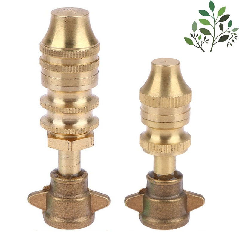 หัวฉีดทองเหลือง เกษตรกรรม หัวฉีดขีปนาวุธตรง + หัวฉีดหมอก สเปรย์ปรับได้พ่น