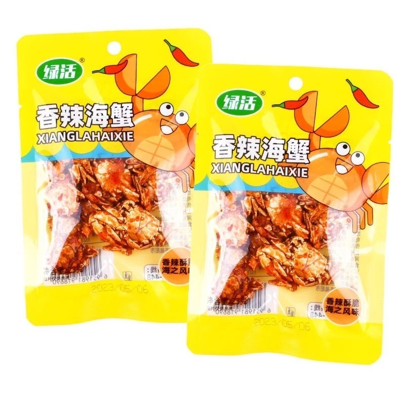 🦀พร้อมส่ง🦀ขนมปูรสเผ็ด รสเผ็ด พร้อมทาน ปูกรอบจีน อร่อย ของว่างสบายๆ ของว่างอาหารทะเล thumbnail 6