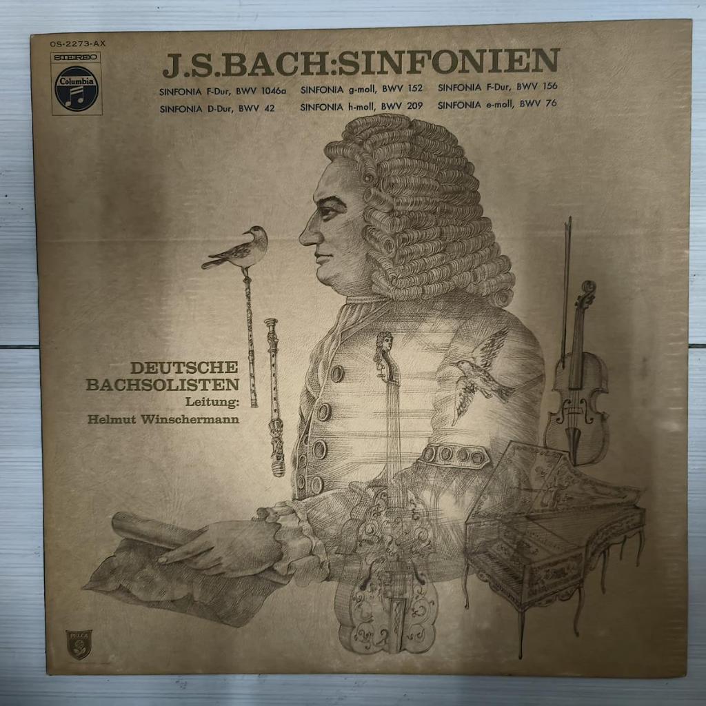 Bach 6 ซิมโฟนี German Bach Soloists / Helmut Winschermann ...  VINYL LP