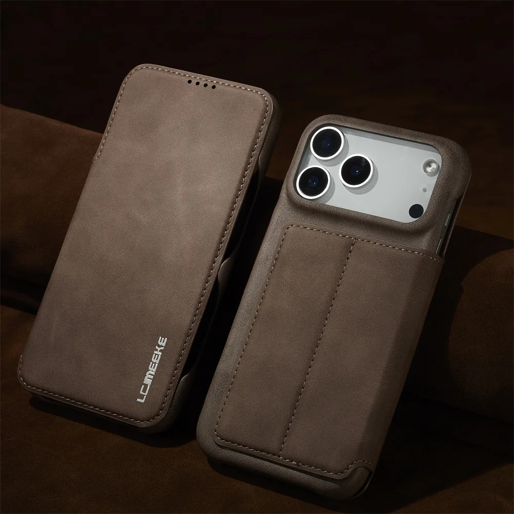 สําหรับ Apple iPhone 17 Pro Max iP16 + Plus 17 air 5G 15 Pro Max iP15/16/17 + Plus Pro Max หนังกระเป