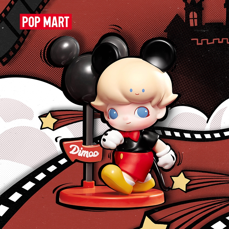 POP MART DIMOO WORLD × DISNEY Series Figures Blind Box Action Toys Figure Birthday Gift Kid Toy