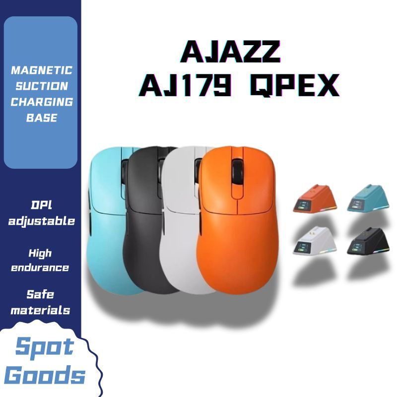 AJAZZ aj159pro เมาส์เกมมิ่งสามโหมด apex Esports paw3395 Mouse ซ็อกเก็ตแม่เหล็ก
