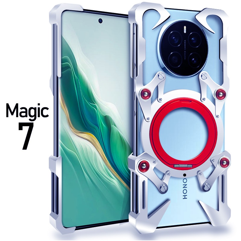 Honor Magic 7 6 5 4 3 Pro RSR Ultra Lite Case X70 X70i X60 X60i X50 X50i X40 X30 Pro GT + ฝาครอบโลหะ