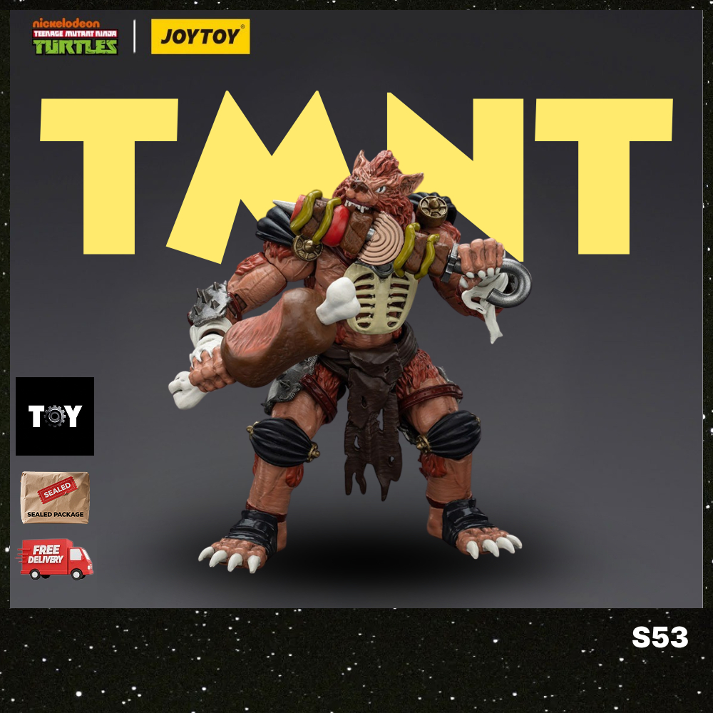 JOYTOY Original TMNT Series TMNT Rahzar 1/18 Scale Action Figure บทบาทการ์ตูน