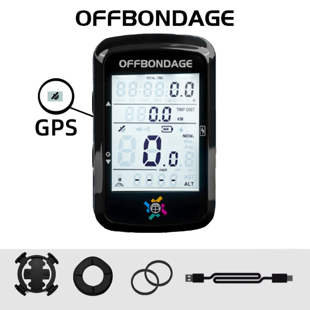 คอมพิวเตอร์ GPS ขี่จักรยานขนาด 2.4 นิ้ว - ตําแหน่งหลายGNSS, แบตเตอรี่ 28H และการชาร์จ Type-C, มาตรวัดความเร็วจักรยานกันน้ําสําหรับ MTB/จักรยานเสือหมอบ