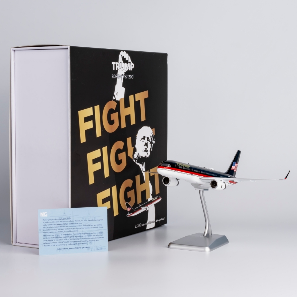 42037 Alloy Collectible Plane Gift NG รุ่น 1:200 Trump Organization Boeing B757-200 New Tail Diecast