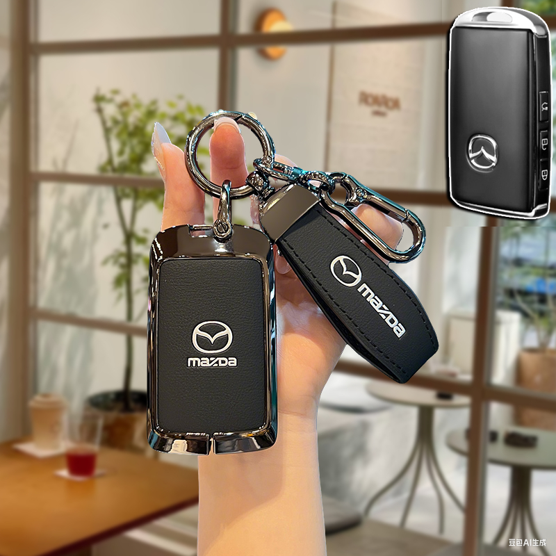 Mazda เคสกุญแจรีโมทรถยนต์ สําหรับ mazda 2 2024 2025 Mazda3 Mazda CX3 CX4 CX7 cx30 CX8 CX5 ของแต่งรถย