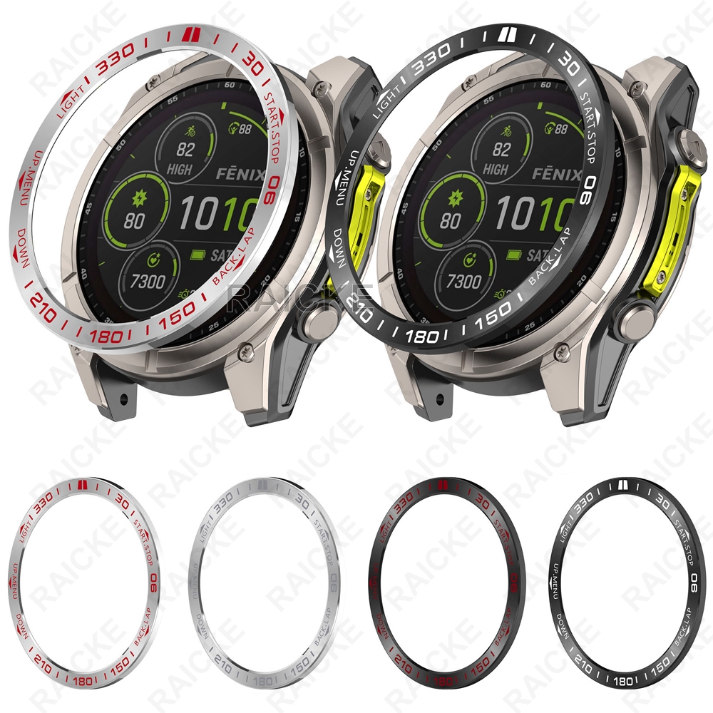 สแตนเลสสตีลนาฬิกา Bezel แหวนสําหรับ Garmin Quatix 8 47 มม. 51 มม.