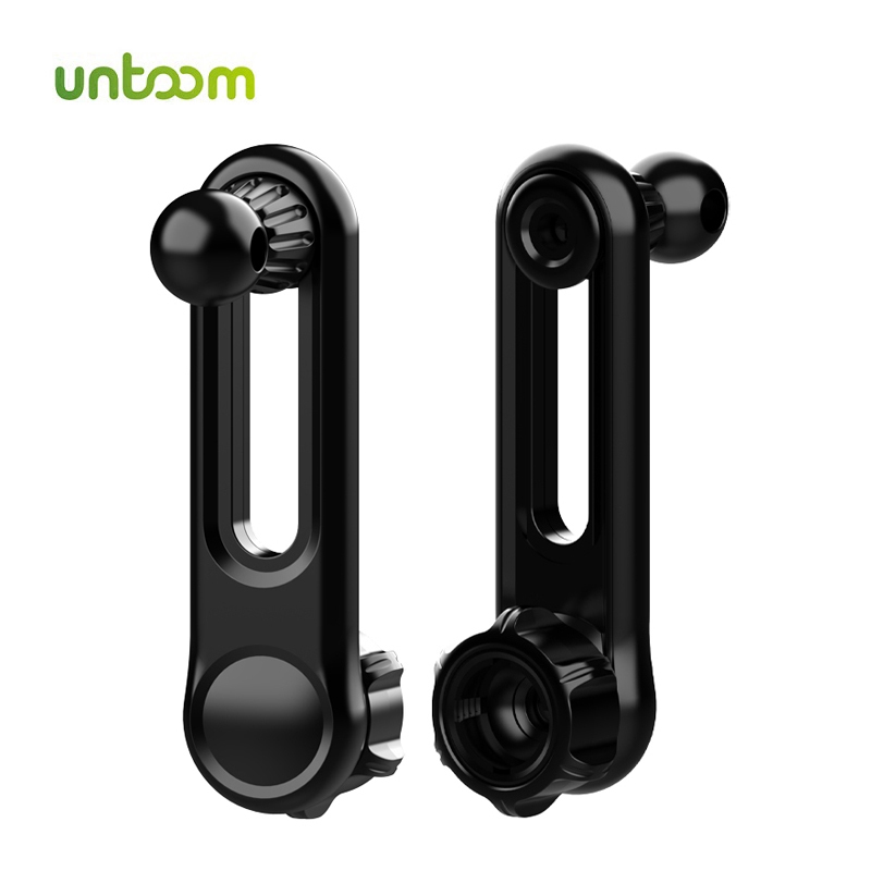 Untoom 17 มม.Ball Joint Extension Arm วงเล็บรถ Extender หมุน Rod สําหรับผู้ถือโทรศัพท์มือถือ Car Air Outlet โทรศัพท์ Mount อุปกรณ์เสริม