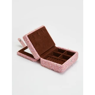 Tagi. Jewelry Storage Box Double Layer กล่องเก็บของ กล่องของขวัญ ของขวัญวันเกิด ถักผลไม้ลายจุด