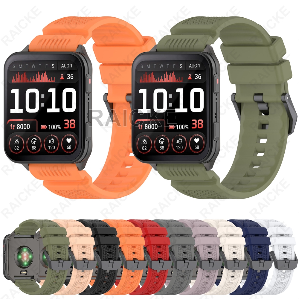 สายรัดซิลิโคนอ่อนนุ่มยางกันน้ํากีฬาวงสําหรับ Garmin Venu X1