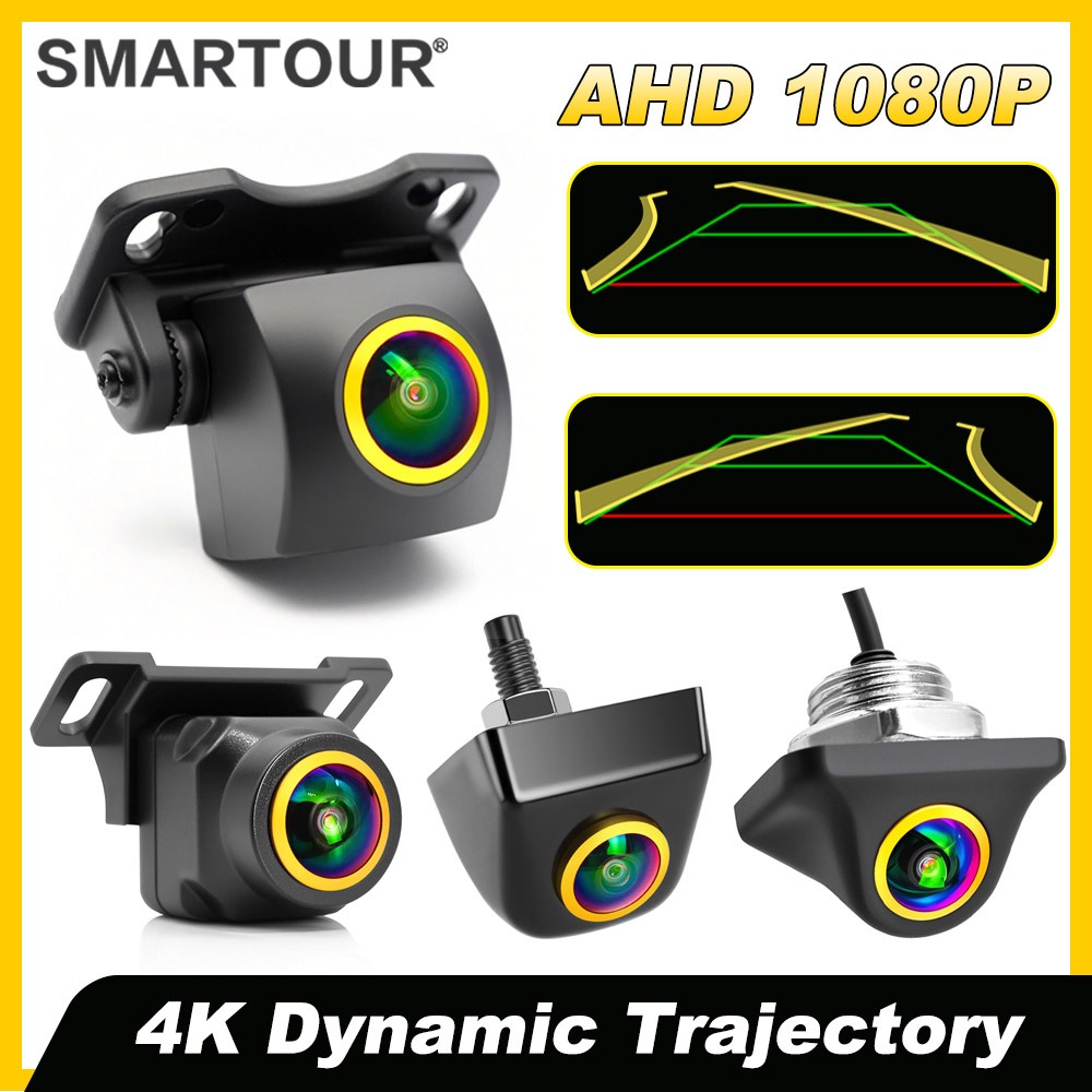 AHD 1080P-25 อัจฉริยะ Universal รถสํารองกล้องรถด้านหลังย้อนกลับ Trajectory กล้องแบบไดนามิกท่องเที่ยว Line