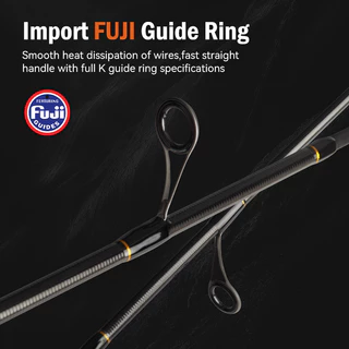 LEYDUN 8+1 เบ็ดตกปลา Full FUJI Travel Rod Spinning Carbon Fishing Rod 1.83m/1.9m