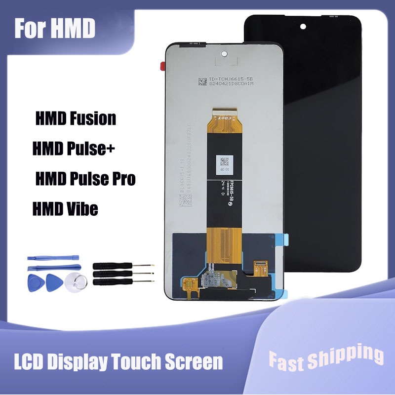 สําหรับ HMD Fusion / HMD Pulse+ / HMD Pulse Pro / HMD Vibe จอแสดงผล LCD Touch Screen Digitizer Assem