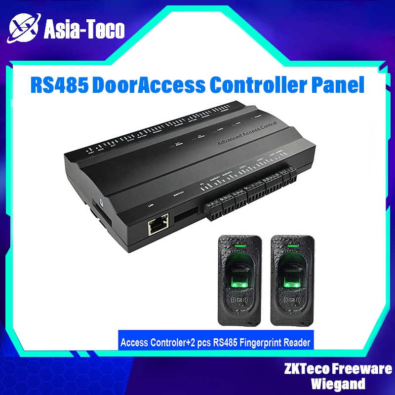 1/2/4 ประตู IP based Tcp/Ip บอร์ดแผงควบคุมการเข้าถึง TCP/IP และ RS485 การสื่อสาร 32 บิต 400MHzCPU