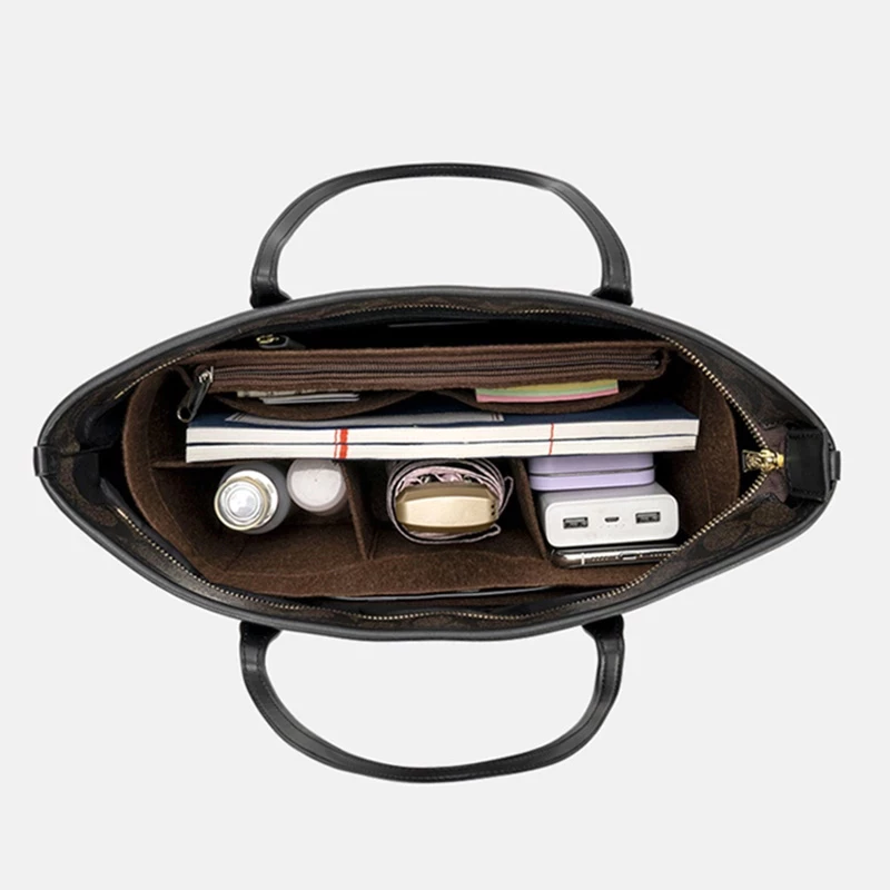 พร้อมส่งในไทย กระเป๋าออแกไนเซอร์ แบบพกพา สําหรับเดินทาง ความจุสูง Felt Bag Organizer thumbnail 8