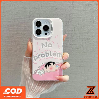 เหมาะสําหรับ OPPO Reno16F 16Pro 16C 15F 15ProMax 14F 14Pro 13F 13Pro 12F 12Pro 11F 11Pro 10Pro 8T 8Z 7Z 6Z น่ารักการ์ตูนสีชมพูดู Shin-chan กันกระแทกเคสโทรศัพท์TPU