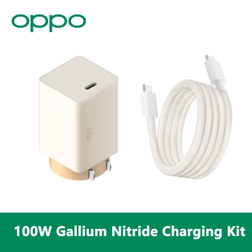 OPPO 100W Charger Small Square Bottle Super Flash Charging Gallium Nitride FindX8U/X76/N5 Charging Kit