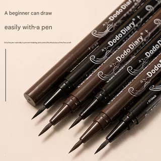 [COD] อายไลเนอร์ติดทนนานสีดํากันน้ํา Highly Pigmented Eye แต่งหน้าอายไลเนอร์ Quick-Dry No-Smudge สีสัน Liquid แสตมป์ปากกา Eye Line เครื่องสําอางแต่งหน้าดินสอ