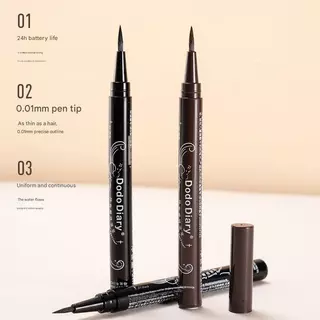 [COD] อายไลเนอร์ติดทนนานสีดํากันน้ํา Highly Pigmented Eye แต่งหน้าอายไลเนอร์ Quick-Dry No-Smudge สีสัน Liquid แสตมป์ปากกา Eye Line เครื่องสําอางแต่งหน้าดินสอ