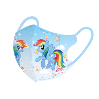 2025 ใหม่สี Pony 50 ชิ้นหน้ากากเด็ก 3-12 ปี Unicorn Rainbow Horse สามมิติบรรจุภัณฑ์อิสระ My Little Pony