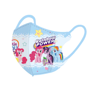 2025 ใหม่สี Pony 50 ชิ้นหน้ากากเด็ก 3-12 ปี Unicorn Rainbow Horse สามมิติบรรจุภัณฑ์อิสระ My Little Pony