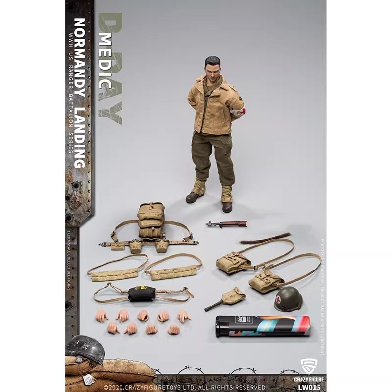 Crazy Figure CFTOYS LW015 1/12 Normandy Landing US Army Ranger Action Figure