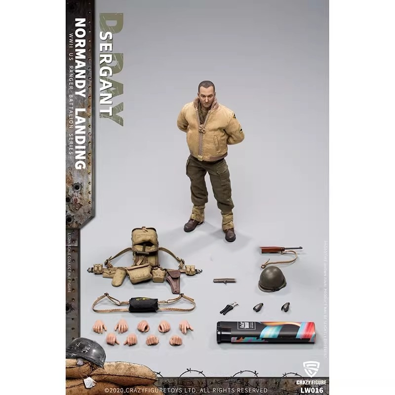 Crazy Figure CFTOYS LW016 1/12 Normandy Landing US Army Ranger Action Figure